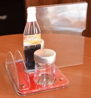 Serwetnik z przyprawnikiem pieprz/sól CocaCola