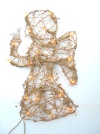 Aniołek, ozdoba podświetlana okienna 20 żaróweczek