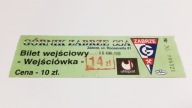 stary bilet GÓRNIK Zabrze - WIDZEW Łódź 08.04.1998