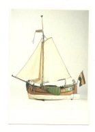 Pocztówka - Model statku 'De Jonge Hubertus' / Holandia, XIX w.