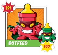 SUPER ZINGS seria 3 192 Botfeed zielony
