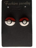 KOLCZYKI Z MODELINY POKEBALL POKEMON SZTYFT POKE