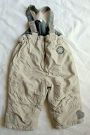 SPODNIE DZIECIĘCE BEŻ NARCIARSKIE 80 H&M