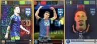 Karty Panini Limited Fifa 365 MESSI SILVA + Icon