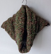 Szydełkowy nowy komin tuba - uniwersalny