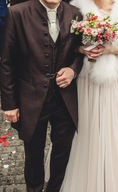 Zestaw Ślubny Marynarka + Kamizelka
