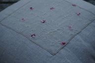 PODUSZKI KOMPLET LEN AU MAISON DANISH DESIGN shabby chic NOWE haft DENMARK