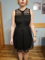 Sukienka czarna 38 bonprix koronka