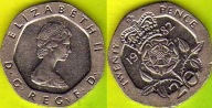 Wielka Brytania 20 Pence 1982 r.