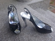 PRIMA MODA nr 40-41 eleganckie czółenka skóra nowe