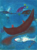 MARC CHAGALL - DAPHNIS AND CHLOE - "Nieżywy Delfin i 300 koron" - 1977 rok