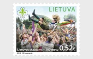 Litwa 2018 Znaczek Mi 1274 ** harcerstwo na Litwie