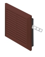 Kratka wentylacyjna Wentylacyjne Awenta ET40BR brązowy