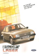 FORD ESCORT - folder reklamowy z lat 80-tych.