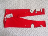 Cool Club legginsy czerwone Snoppy nowe roz 92