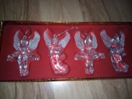 Aniołki ozdoba bożonarodzeniowa 4 sztuki