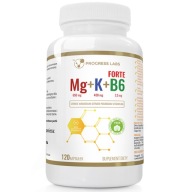 Progress Labs Mg+K+Vit B6 Forte 120 kapsułek