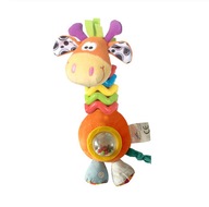 Grzechotka z gryzakami kolorowa żyrafa duża