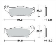 MOTO-MASTER KLOCKI HAMULCOWE KH181 NITRO RACING SINTER METAL SOFT: 22 (NITR