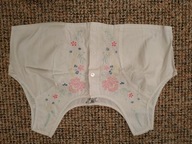 Bolerko damskie białe haftowane f.C&A