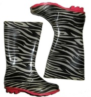BUTY KALOSZE 32 zebra J NOWE