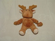 Maskotka pluszak - Łoś, gumowe łapki wysuwan 15 cm