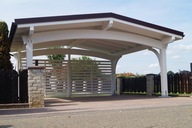 Wiata garażowa drewniana ITALIA 6M BSH