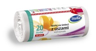 STELLA Worki z uszami WYTRZYMAŁE 20L 30szt białe
