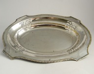 STARA SECESYJNA PATERA POSREBRZANA syg