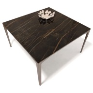 stolik spiek włoski REA 80x80x45 loft stół noir