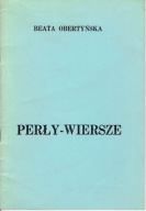 Beata OBERTYŃSKA PERŁY WIERSZE / Brighton 1980
