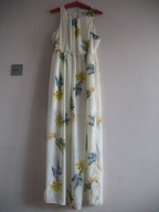 NEW LOOK SUKIENKA DŁUGA lekka ptaki kwiaty 42/44