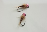 SZTUCZNA MUCHA NIMFA JIG #10 Pink/Brown Killer