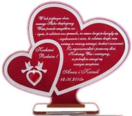 PODZIĘKOWANIA DLA RODZICÓW ŚLUB SERCE SWAROVSKI