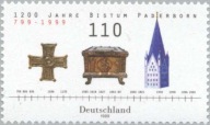 Niemcy 1999 Znaczek 2060 ** relikwiarz sztuka