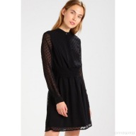 OBJECT CZARNA SUKIENKA GROSZKI PLUMETI XS 34