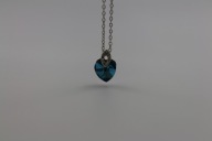 NASZYJNIK SERCE NIEBIESKI, ŁAŃCUSZEK SERDUSZKO