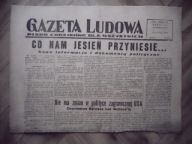 GAZETA LUDOWA 16.09.46.ZJAZD PSL W ROMIE