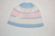 czapka jesienna dziewczęca AJS, obwód 46, 2 lata +