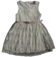 F&F KORONKOWA SUKIENKA SUKIENECZKA PASEK BDB+