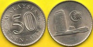 MALEZJA 50 Sen 1977 r.