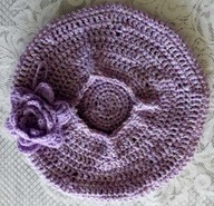 Nowy beret z aplikacją Rozmiar 55 / 58