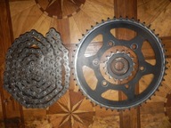 Triumph TIGER 800 12r napęd łańcuch zębatki RK 525