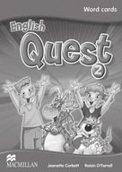 English Quest 2 word cards karty słowne angielski pomoc dydaktyczna
