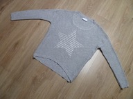 GINA modny siwy sweterek ''XL''