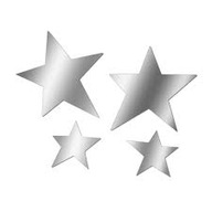 Ikea Rishult naklejki na ścianę gwiazdki lusterka