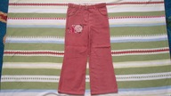 Mothercare spodnie sztruks morelowe nowe roz 110