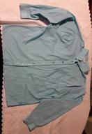 Bluzka koszulowa 44 ETIENNE pastelowy turkus