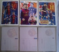 Karty pocztówkowe 3 sztuki - LIONEL MESSI