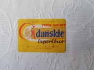 ETYKIETA PIWNA PIWO GDAŃSKIE EXPORT BEER/POMORZE GDAŃSK BROWAR BROWARNICTWO